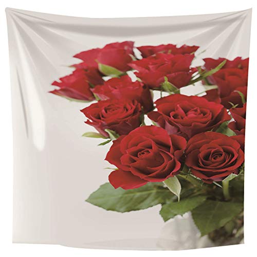 Tapiz de pared KnSam rosa y blanco para decorar el salón con estilo nórdico 6