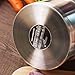 HOMICHEF 1.8 QT NICKEL FREE Stainless Steel Sauce Pan with Lid Coating Free - Non Toxic Matte Polished Stainless Steel Pot with Thick Bottom for Induction