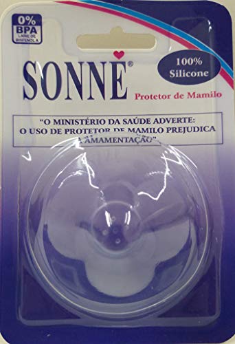 Protetor de Seio, 100% Silicone, Sonne, Transparente