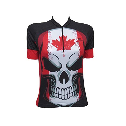 CAMISA CICLISMO SKULL RED - UNISSEX M