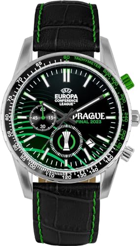 Chronographe Jacques Lemans ECL-101D cadeau idéal montre homme fan UEFA