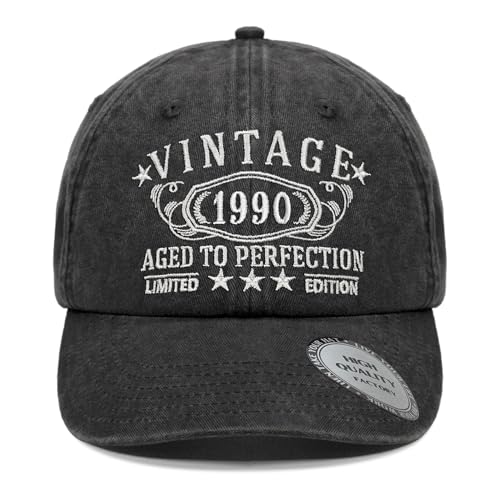Image of 1926-1996 Birthday Gifts for Men Women,Personalized 30th-100th Birthday Ideas Gift,Parents Vintage Hat