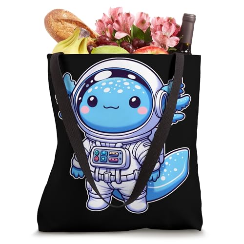Bolso Tote Funny Astronaut Axolotl Space 16 pulgadas miniatura 4