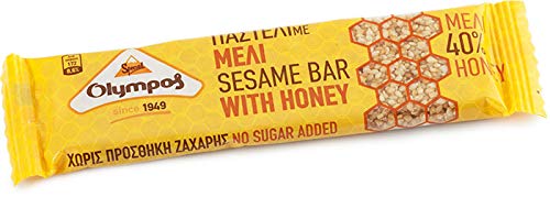 Sesame Bar with Honey 10 Pieces - Olympos
