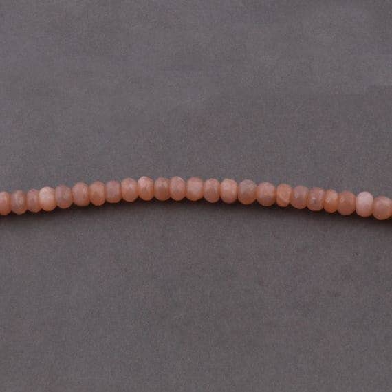 Pierre de lune pêche perles rondelles de haute précision 7mm