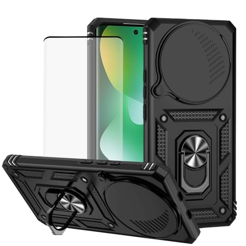 Coque Xiaomi Redmi Note 15 4G rigide avec cache caméra et anneau noir