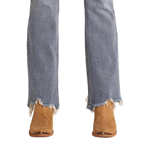 Rock & Roll Denim Signature Embroidery Mid Rise Bootcut4