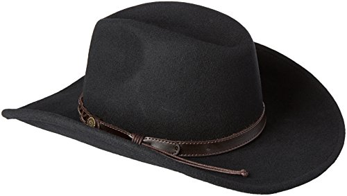 Twister Men's Crushable Dakota Hat, Black, Small - Thumbnail 2