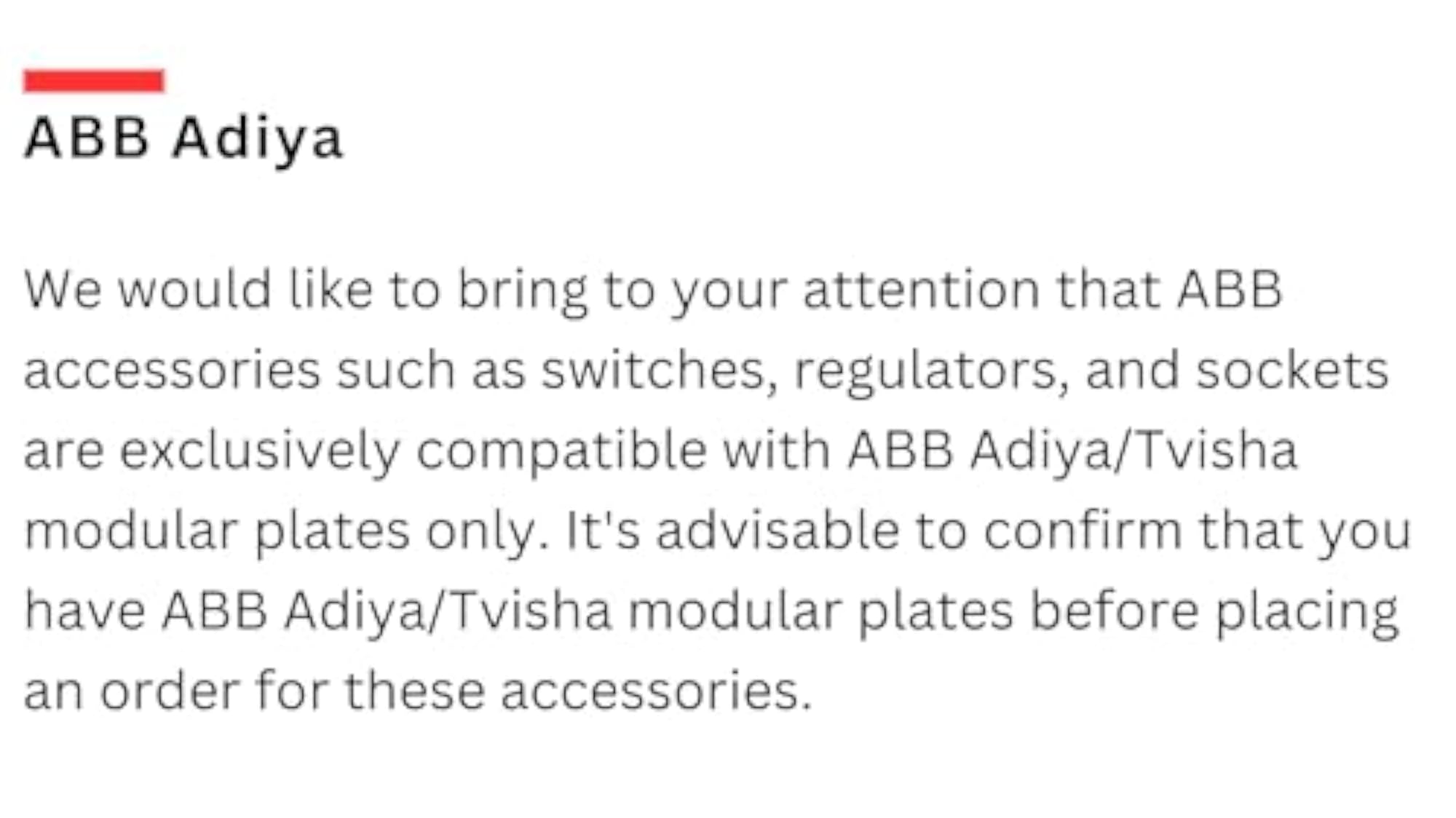 ABB Fan Regulator 4 Step, Compatible with Adiya and Tvisha Series