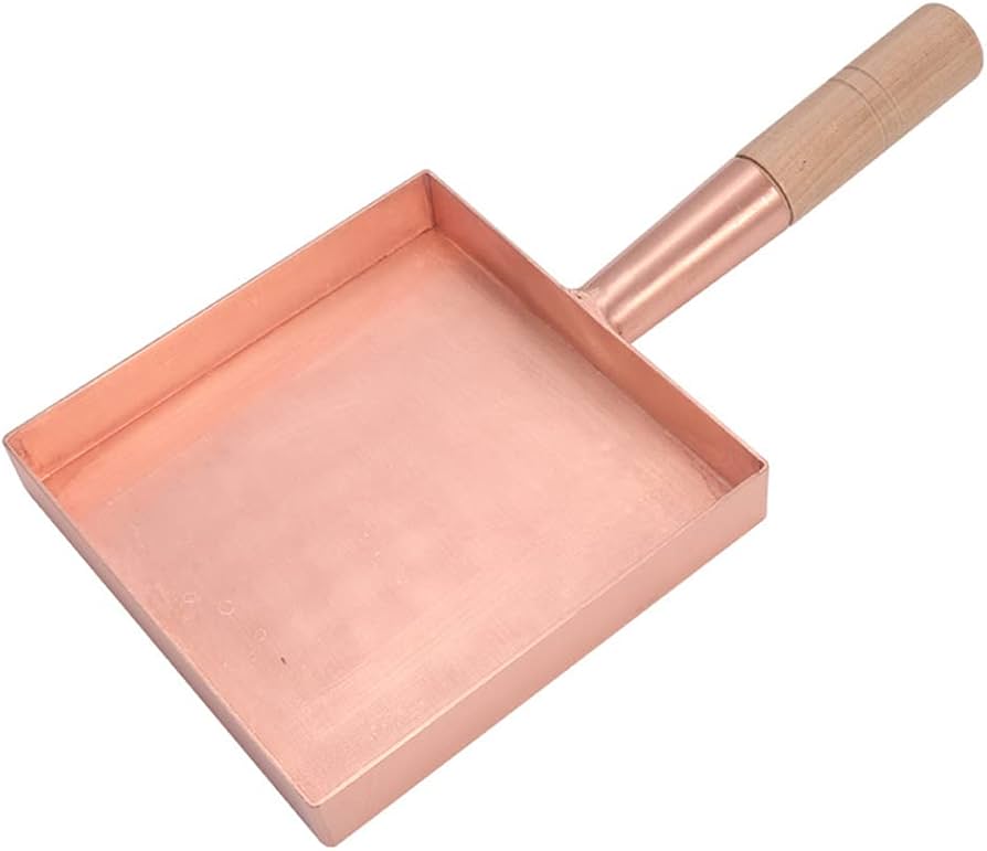 銅製 卵焼き器 木製ハンドル 卵焼き鍋 銅底 木製ハンドル 業務用