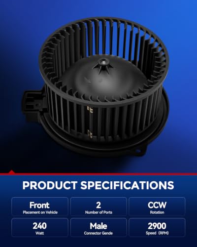 Image of KAX 700332 AC Blower Motor for Mazda CX-5 2017-2022, Mazda 6 2014-2021