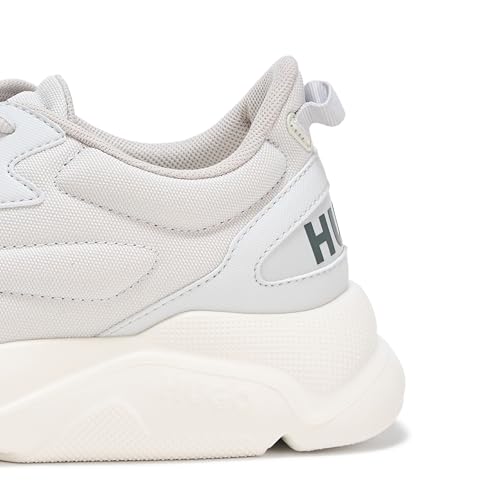 Image of Hugo Men's Running Style Sneakers with Thick Rubber Sole