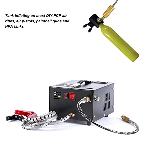 Compresor de Aire PCP DC12V de 30mpa con ventilador LED ajustable SEAFRONT 4