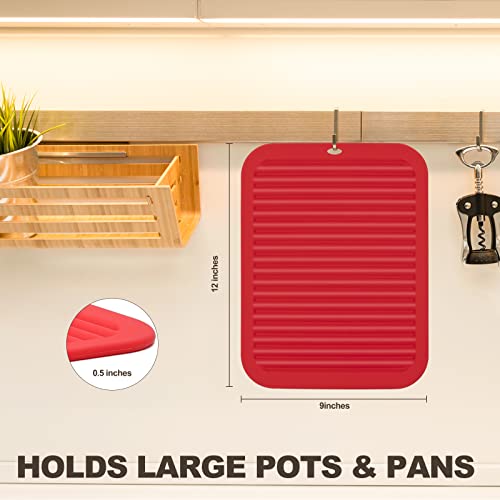 Image of Joyhalo 2 Pack Square Trivets for Hot Dishes