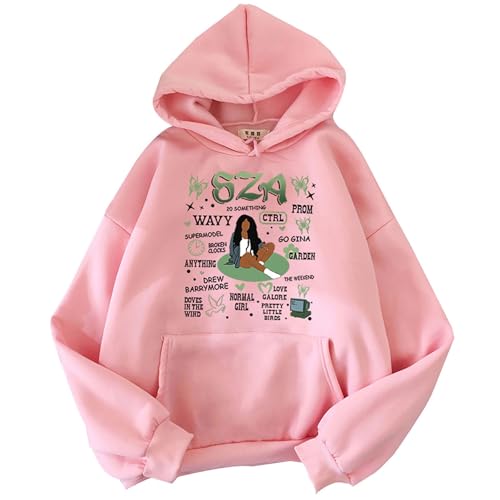 Sweat à capuche SZA Ctrl décontracté idéal pour vos journées cocooning et sorties urbaines