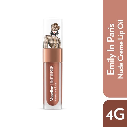 Image of Vaseline Emily in Paris Nude Creme Lip Oil | Intense Gloss | 24H Moisturisation | 4 g