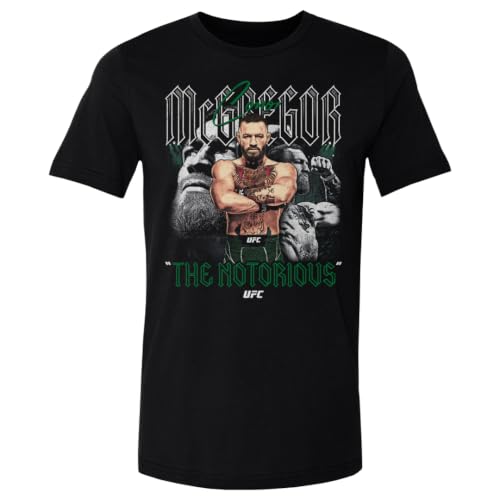 500 LEVEL Conor McGregor UFC Trio Shirt (Black Large)
