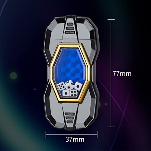 Briquet tempête bleu flamme compact pour accessoires de cigarette - 7