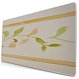 Wasserdichtes-Verhindern Sie versehentliche Schäden durch verschüttete Flüssigkeit. Waschbar, schnell trocknend und leicht zu reinigen. Das fleckenbeständige Tuchtop bleibt für eine lange Zeit frisch und neu aussehend, besonders große erweiterte Schreibtischmatte kann mehr Fläche schützen. Das Tastaturschutzpad spart viel mehr Platz. Halten Sie Ihren Bürobereich winzig und sauber. Eleganter Stil, exquisite dekorative Idee, fügen Sie Persönlichkeit zu Ihrem Büro und Arbeitszimmer.