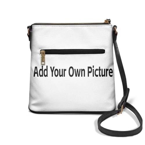 Image of Leather Women Crossbody Hobo Bag Satchel Purse Handbag with Adjustable Shoulder Strap and Zipper Pockets