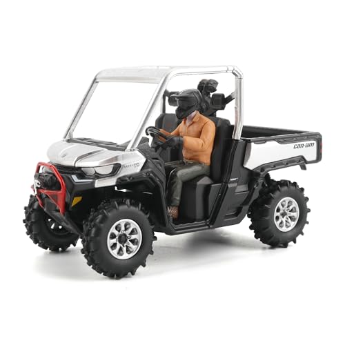 Diecast Masters BRP Bombardier Models 1:32 Scale Diecast Replica Can-Am Defender XMR - Silver | Item 60031