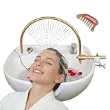 LTLSTYL Head Spa Equipment,Head Massage Salon Equipment, Suitable for Most Shampoo Basin Bed and Shampoo Bowl Sink Chair,Enhance The Shampooing Experience,Includes a Massage Comb