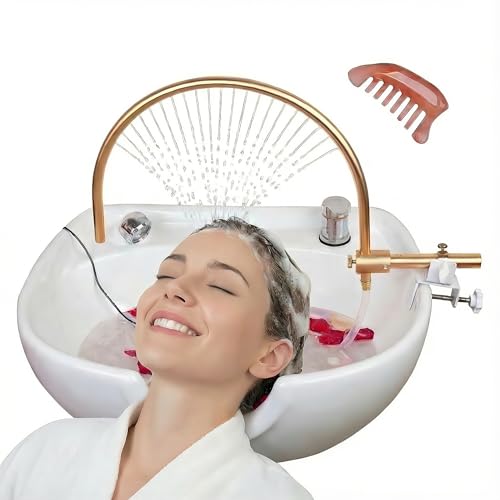 LTLSTYL Head Spa Equipment,Head Massage Salon Equipment, Suitable for Most Shampoo Basin Bed and Shampoo Bowl Sink Chair,Enhance The Shampooing Experience,Includes a Massage Comb