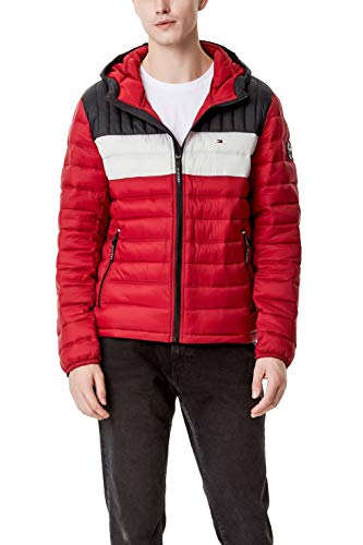 Image of Tommy Hilfiger Men's Tommy Hilfiger Men's Water Resistant Ultra Loft Filled Hooded Puffer Jacket