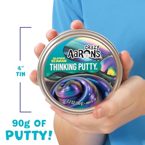 Crazy Aaron's Thinking Putty, 3.2 Ounce, Super Illusions Super Scarab