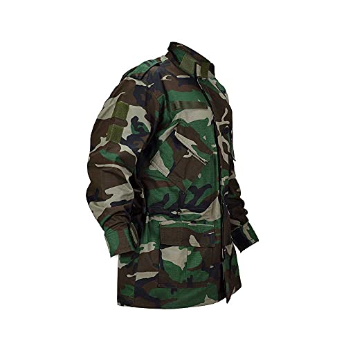 Gandola Tatica Safo Militar Pesca CAMUFLADA WOODLAND FRANCÊS Tamanho:XG