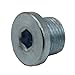 Ledaut M18X1.5 Bung and Plug Notched Style Stepped Notched Style Mounting Bung and Plugs (1 Bungs/1 Plugs)