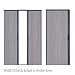 AErosx 100% Blackout Fabric Folding Door Curtain with Magnetic Closure, 23-80in Wide, Multifold Temporary Retractable Sliding Door for Bedroom, Closets, Wardrobe, Office(165x203cm/65x80in)