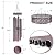 ASTARIN 48'' Wind Chimes for Outside Deep Tone - Large Windchimes with 6 Heavy Tubes, Memorial Wind Chimes Outdoor for Garden Hanging Décor,Sympathy Gifts?Bronze