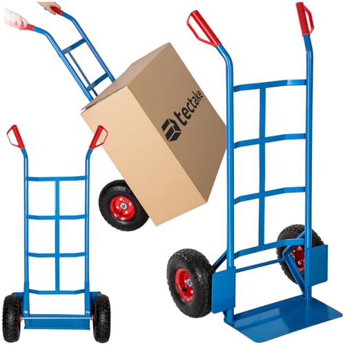 tectake® Carrello Portapacchi con Pneumatici, Carrello...