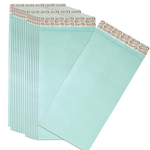 Image of Shuban Business Catalog Envelope Courier Document Pouch Secure Cloth Lined,Courier Cover Green- 11 X 5 Inches - Green (50 pcs)