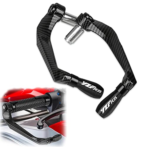 Protège-mains moto en carbone et alu CNC haut de gamme pour YZF R25