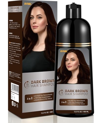 Ivnil Dark Brown Hair Dye Shampoo