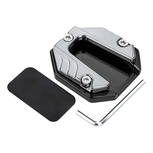 Patin universel béquille latérale de moto et scooter en aluminium titane