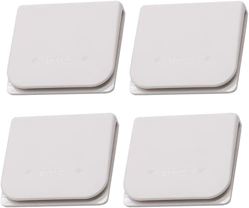 Paquete de 4 clips de protección de parada a prueba de viento, clip de cortina de protección contra salpicaduras de ducha, clips autoadhesivos para