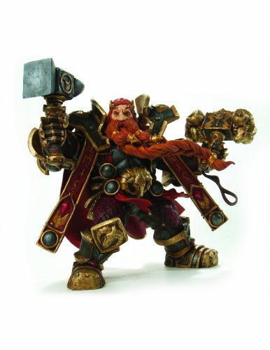 DC Comics World of Warcraft: Series 6: Dwarven King: Magni Bronzebeard Action Figure