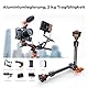 K&F Concept 11 Zoll Magic Arm mit Super Clamp, Kamera Halterung für Käfig Monitor LED Licht Action-Kamera, 2 KG Belastung