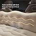 LGZFC Car Double Air Bed Portable Car Sleeping Inflatable Mattress Flocked Camping Mattress with Two Air Pillows, for Smart EQ Fortwo Forfour 453 451 452 450 454 Roadster,C Blue LGZFC Car Double Air Bed Portable Car Sleeping Inflatable Mattress Flocked Camping Mattress with Two Air Pillows, for Smart EQ Fortwo Forfour 453 451 452 450 454 Roadster,C Blue