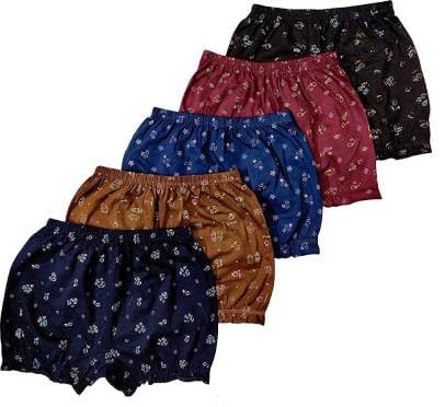 Women and Girls Pure Cotton Bloomer Boyshorts Panties Briefs Inner (Pack of 5)-image-8