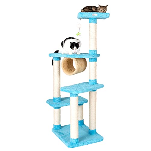 Armarkat Premium Cat Tree Modelo X6105 Azul Celeste miniatura 1