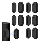 5 Pack Magnetic Remote Control Holder, TV Remote Holder Wall Mount, Silicone Remote Organizer Magnetic Remote Holder for Bed, TV, Ceiling Fan and Air Conditioner (Black)