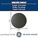 GE WB29K10024 Genuine OEM Cooktop Large Burner Cap (Black) for GE Gas Ranges