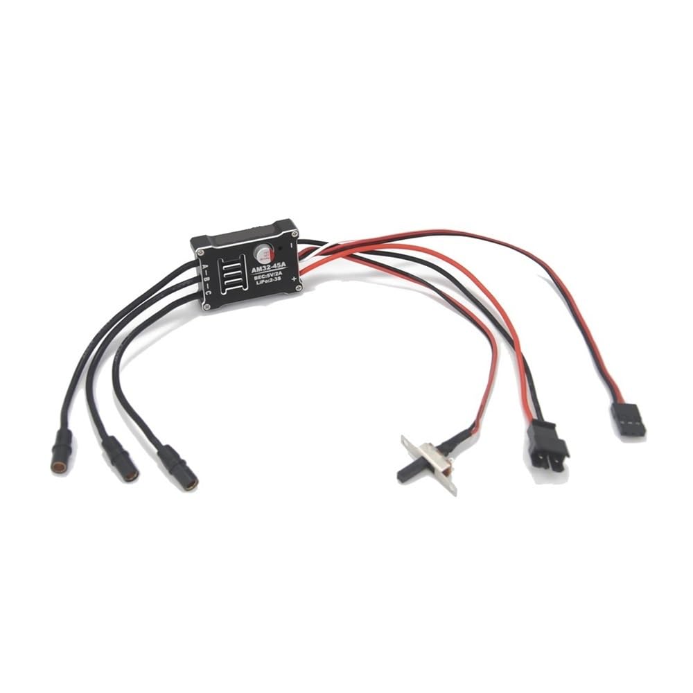 2322 3500KV Bürstenloser Motor AM32 45A Metall ESC SM3.0 FIT for 1/12 RC Car Crawler MN99 MN168 MN78 MN82 Upgrade Power Kit(AM32 45A SM3.0)