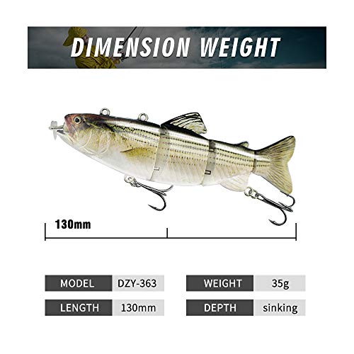 Ods Lure Esca per il Nuoto robotico Ricaricabile