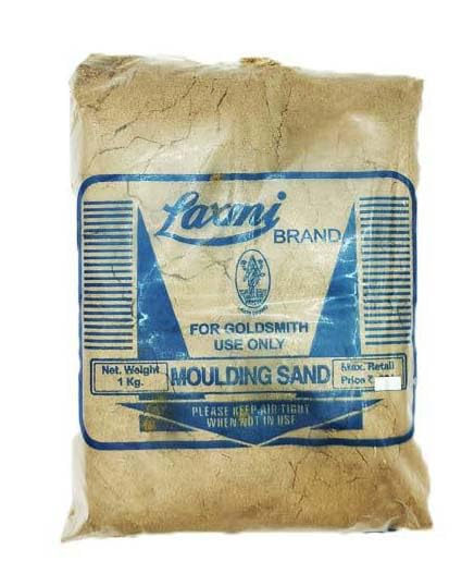 OSCAR Molding Sands Using for Jewellery Making Casting Or Goldsmith and Hobby Crafts Sand,Brown Pack of 1Kg