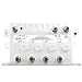 4-Port Bi-Directional Cable TV Splitter Signal Booster/Amplifier with Active Return Zero Signal Loss and VoIP Telephone Bypass Feature